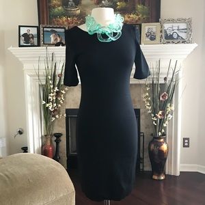 Black Sheat Dress Banana Republic